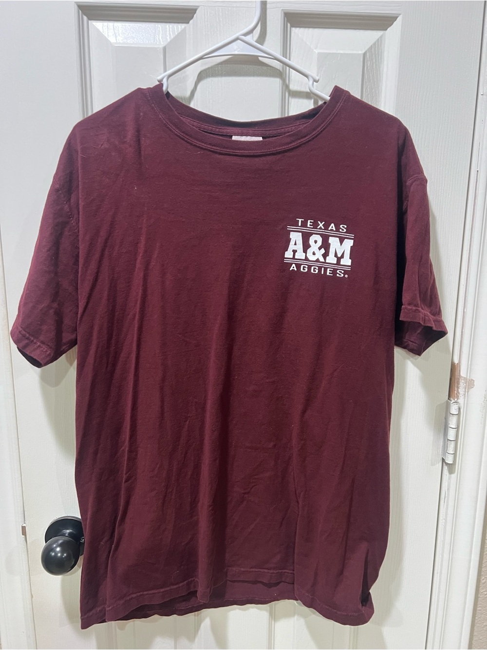Aggies Comfort Wash Maroon Short-Sleeve T-Shirt